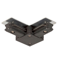 A-2 BLK L-Connector - Black Finish, Non-Dimmable, 2-7/8"L x 2-7/8"W x 0-3/4"H, No Bulb Included