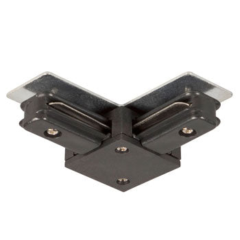 A-2 BLK L-Connector - Black Finish, Non-Dimmable, 2-7/8"L x 2-7/8"W x 0-3/4"H, No Bulb Included