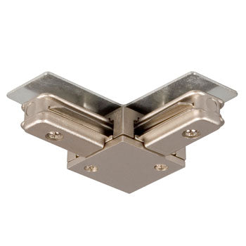 A-2 PTR L-Connector - Pewter Finish, 2-7/8"x2-7/8"x0-3/4", Non-Dimmable, Track Lighting, Galaxy Lighting - Maple Electric Supply 