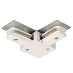 A-2 WH L-Connector -  White Finish, 2-7/8"x2-7/8"x0-3/4", Non-Dimmable, No Bulb Included, Track Lighting, Galaxy Lighting - Maple Electric Supply 