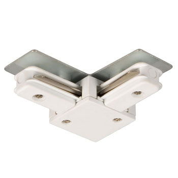 A-2 WH L-Connector -  White Finish, 2-7/8"x2-7/8"x0-3/4", Non-Dimmable, No Bulb Included, Track Lighting, Galaxy Lighting - Maple Electric Supply 