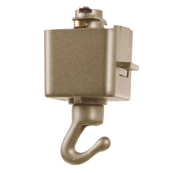 A-HOOK PTR Pendant Adaptor - Pewter Finish, Energy Star Rated, Dimmable, No Bulb Included, Track Lighting, Galaxy Lighting - Maple Electric Supply 