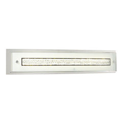 Aubree LED Bath & Vanity Light, Polished Chrome - 22W, Clear Crystal, 3000K, Non-Dimmable, 924 Lumens
