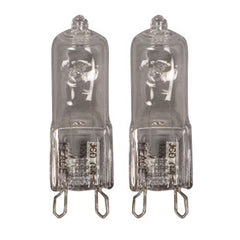 G9-20W/2 Halogen Bulbs - 20W, 2-Pack, Glass Finish, G9 Base, Non-Dimmable, Light Bulbs, Galaxy Lighting - Maple Electric Supply 