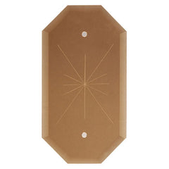 GOC-STAR/SMK: 8"x4-1/4" Smoked Star Glass, Non-Dimmable, Stylish Smoked Finish, Replacement Parts, Galaxy Lighting - Maple Electric Supply 