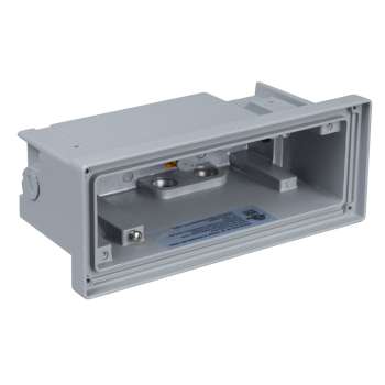 L223480GRY-HSG Grey Step Light Housing - Durable Finish, Non-Dimmable, Energy Star Not Rated, 9-1/8"W x 3-1/2"H