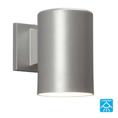 L323041MS Outdoor Wall Light - Matte Silver, 15W LED, 3000K, 800 Lumens, Dimmable