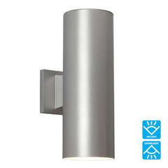 L323042MS Outdoor Wall Light - Matte Silver, LED Dimmable, 3000K, 15W, 2000 Lumens
