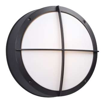 L323323BK - 14" Round Outdoor Dimmable LED Light, 30W, 2500 Lumens, Black Finish, 3000K