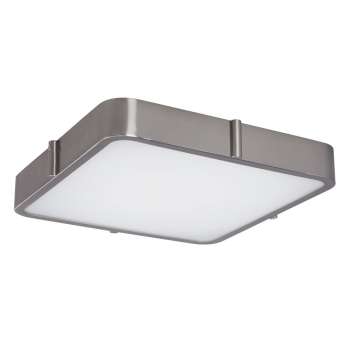 L622062BN Brushed Nickel Ceiling Light - 30W LED, 3000K, Dimmable, 120V, 14.5"x14.5"x2", White Acrylic Lens