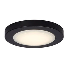 L646030BK: 6" LED Slimline Surface Mount, Black Finish, 10W Dimmable, 3000K, 600 Lumens