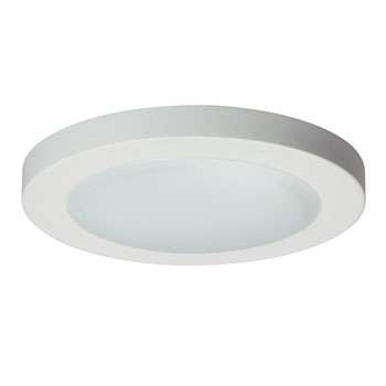 L646130WH - 7.5" LED Slimline Surface Mount, 3000K, Dimmable, 15W, 1000 Lumens, White Finish