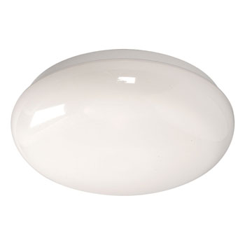L650200WH016A1 LED Flush/Wall Mount Light - White Finish, 16W, 1520 Lumens, 3000K, Dimmable Optional