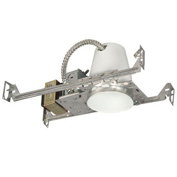 LV4000B 4" Low Voltage Non-IC Housing, MR16 12V, 50W, GX5.3 Base, Glass Finish, 5.5" Height, Non-Dimmable, Recessed Lighting, Galaxy Lighting - Maple Electric Supply 