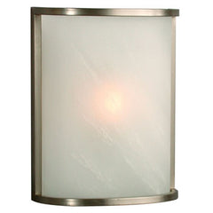 Maya LED Wall Sconce in Pewter with Marbled Glass - 12W, 3000K, Dimmable, ENERGY STAR, 798 Lumens