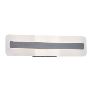 Moderno LED Vanity Light - 18" Chrome Finish, Frosted Acrylic, 1000 Lumens, 3000K, Dimmable, Energy Saving, Sleek Design