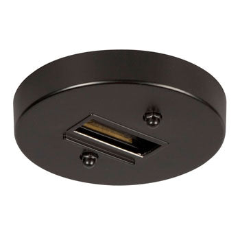 Monopoint Power Feed 6-MONO POINT-BK - Black Finish, MR16 12V, 50W, GX5.3 Base, 4.5"x4.5"x0.75", Non-Dimmable, Track Lighting, Galaxy Lighting - Maple Electric Supply 