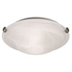 Ofelia L680112MP016A1 LED Flush Mount Ceiling Light, 16W, 3000K, Pewter, Marbled Glass, ENERGY STAR, Dimmable