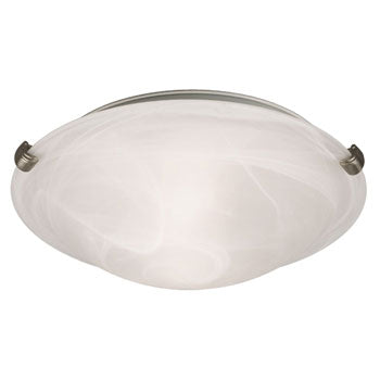 Ofelia L680112MP016A1 LED Flush Mount Ceiling Light, 16W, 3000K, Pewter, Marbled Glass, ENERGY STAR, Dimmable