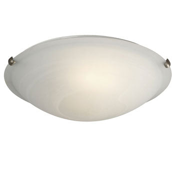 Ofelia L680120MP016A1 LED Flush Mount Ceiling Light, Pewter, Marbled Glass, 16W, 3000K, 20"D, ENERGY STAR, Dimmable