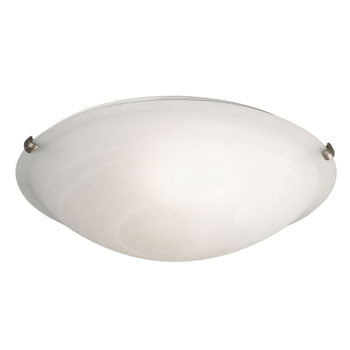Ofelia L680120MP031A1 LED Flush Mount - Pewter, Marbled Glass, 33W, Dimmable, ENERGY STAR Certified, 20"D x 5-3/4"H