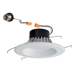 RL-RT560WH 5"/6" LED Retrofit Trim Downlight, Dimmable 3000K, Matte White, 16W, 1145 Lumens, Fits Standard Recessed Housings, Recessed Lighting, Galaxy Lighting - Maple Electric Supply 