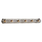 Six Light Vanity Bar 730636CH - 36" Chrome Finish, G25 Bulb, Energy Efficient, 60W, Non-Dimmable