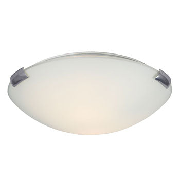 Sola - L680412CW010A1 LED Flush Mount Ceiling Light | Chrome, White Glass, 12W, 1140 Lumens, Dimmable, ENERGY STAR Certified, Ceiling Fixtures, Galaxy Lighting - Maple Electric Supply 