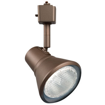 Track Head 70123BZ - Bronze Finish, PAR20 Bulb Compatible, 50W, Med. Base, 7.5" High, Non-Dimmable, Track Lighting, Galaxy Lighting - Maple Electric Supply 