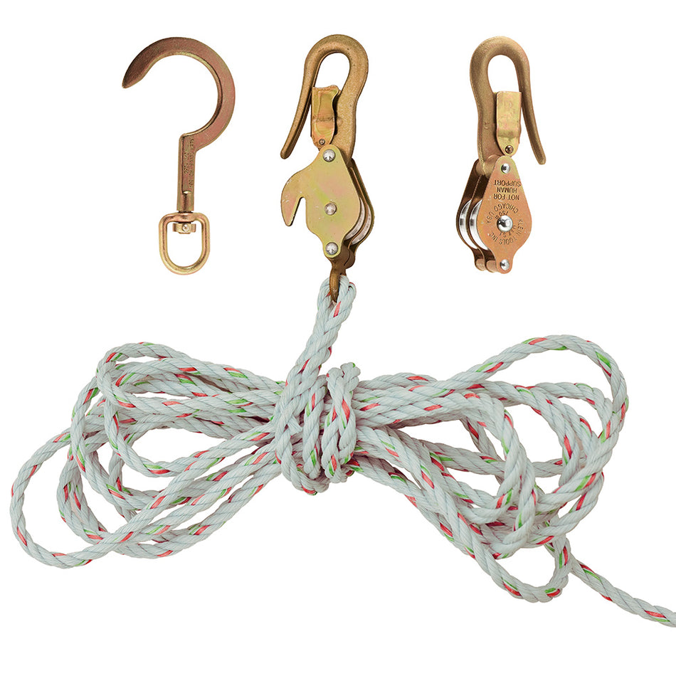 Block & Tackle with Guarded Hooks