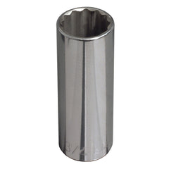 1/2-Inch Deep 12-Point Socket, 1/2-Inch Drive, 1/2-Inch Drive - Deep 12-Point Sockets, Klein Tools - Maple Electric Supply 