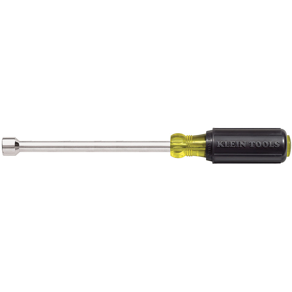 1/2-Inch Nut Driver with 6-Inch Hollow Shaft, Standard Tip, Klein Tools - Maple Electric Supply 