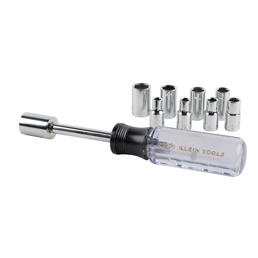 1/4-Inch Drive Socket Wrench Set, 13-Piece, Socket Wrench Sets, Klein Tools - Maple Electric Supply 