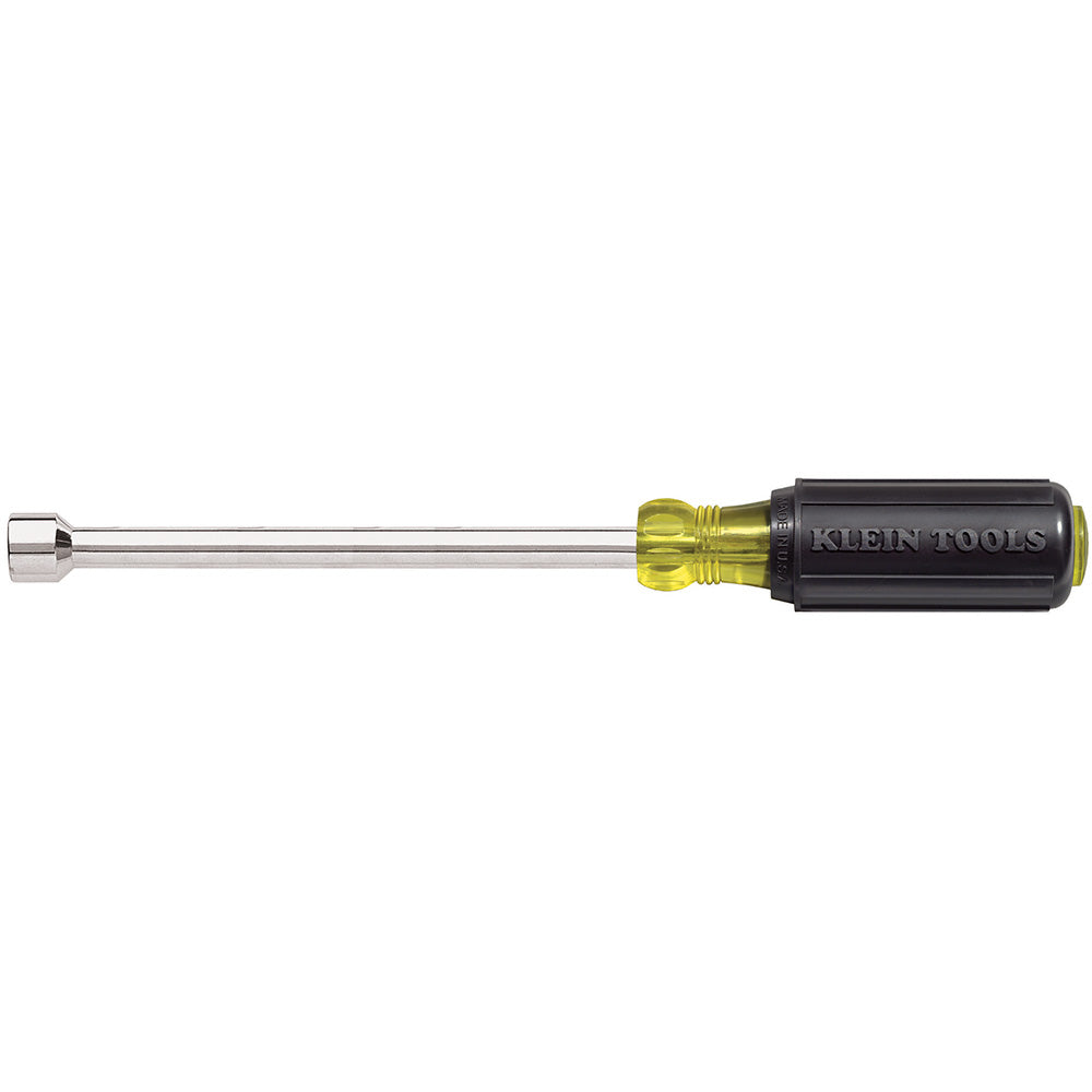 1/4-Inch Nut Driver with 6-Inch Hollow Shaft, Standard Tip, Klein Tools - Maple Electric Supply 