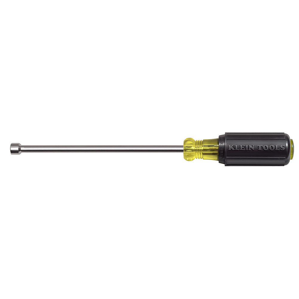 1/4" Magnetic Tip Nut Driver 6" Shaft, Magnetic Tip, Klein Tools - Maple Electric Supply 