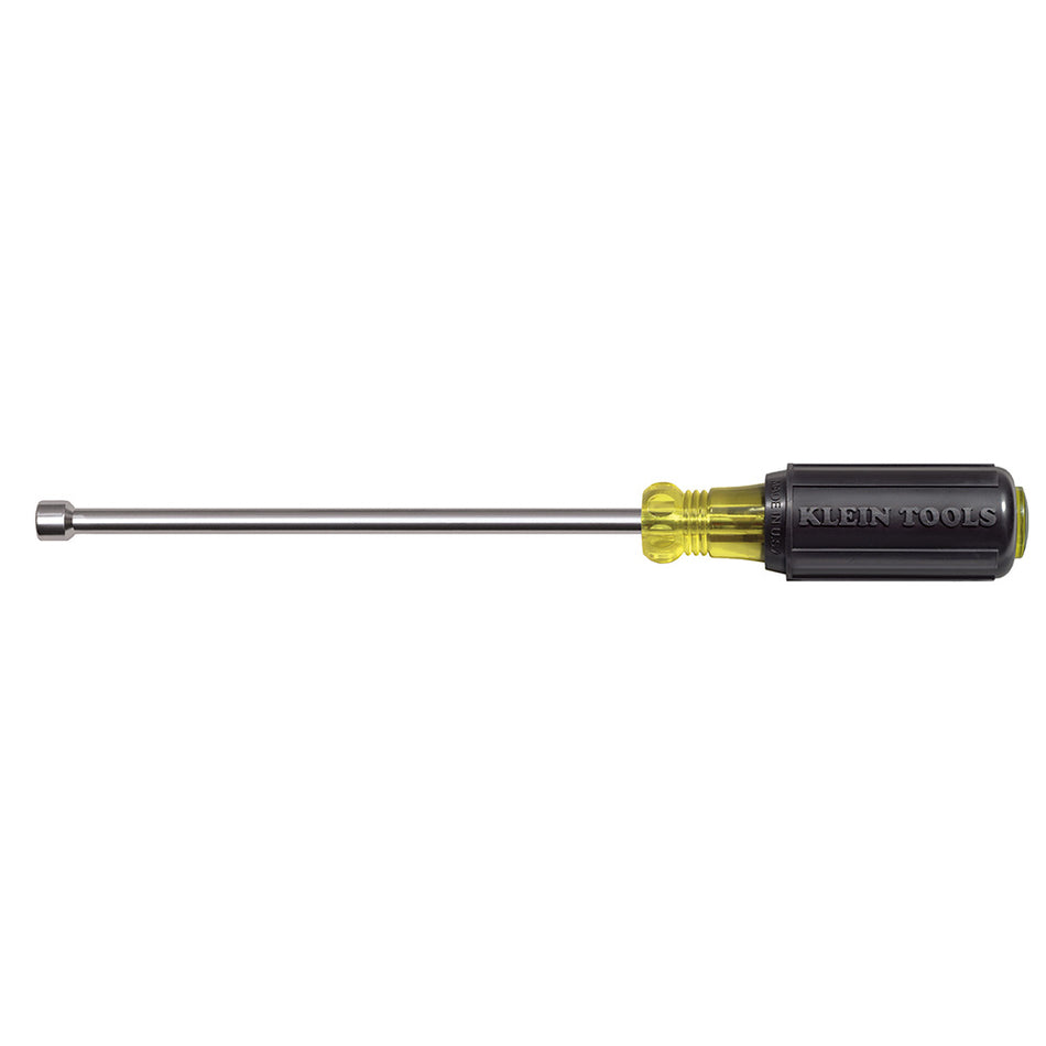 1/4" Magnetic Tip Nut Driver 6" Shaft, Magnetic Tip, Klein Tools - Maple Electric Supply 
