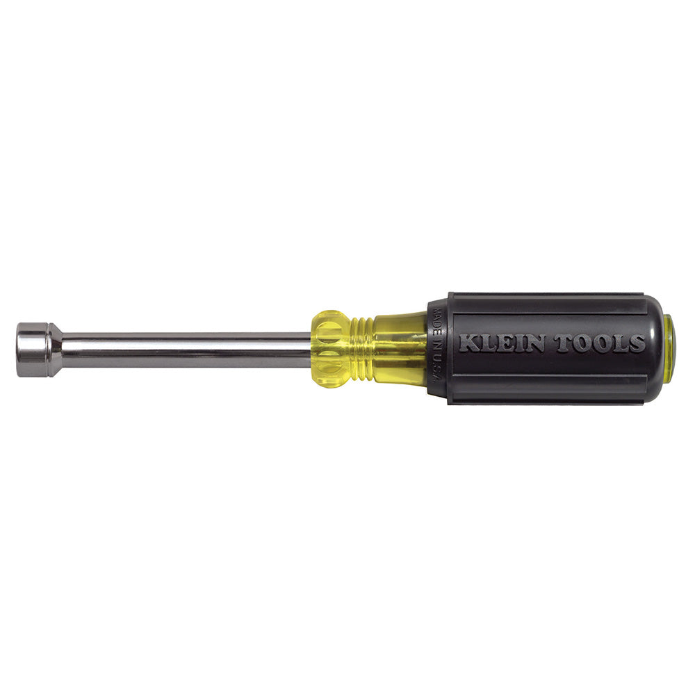 10mm Cushion Grip Nut Driver with 3-Inch Shaft, Metric, Klein Tools - Maple Electric Supply 