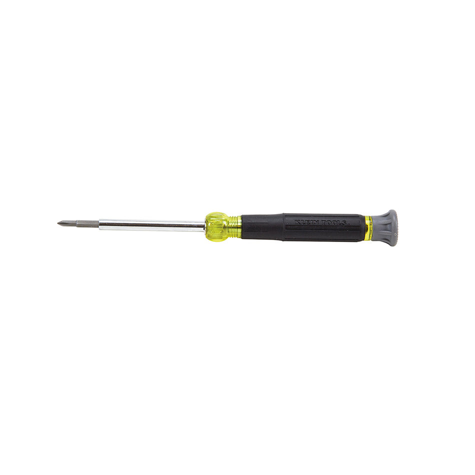 4-in-1 Electronics Screwdriver Rotating, Electronics; Interchangeable Drivers; Multi-Bit, Klein Tools - Maple Electric Supply 