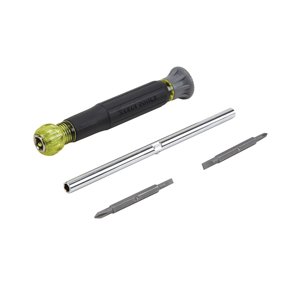 4-in-1 Electronics Screwdriver Rotating, Electronics; Interchangeable Drivers; Multi-Bit, Klein Tools - Maple Electric Supply 