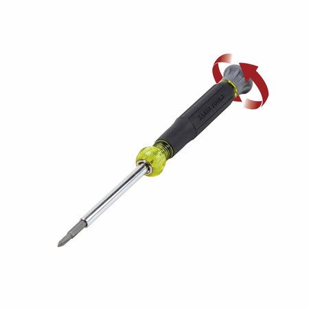 4-in-1 Electronics Screwdriver Rotating, Electronics; Interchangeable Drivers; Multi-Bit, Klein Tools - Maple Electric Supply 