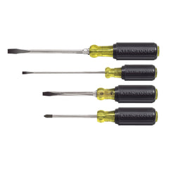 4 Piece Cushion-Grip Screwdriver Set, Cushion-Grip Screwdriver Sets, Klein Tools - Maple Electric Supply 