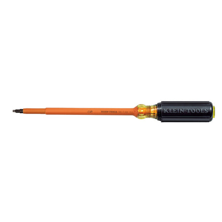 #2 Insulated Screwdriver with 7-Inch Shank, Insulated Screwdrivers and Nut Drivers; Insulated Square-Recess, Klein Tools - Maple Electric Supply 