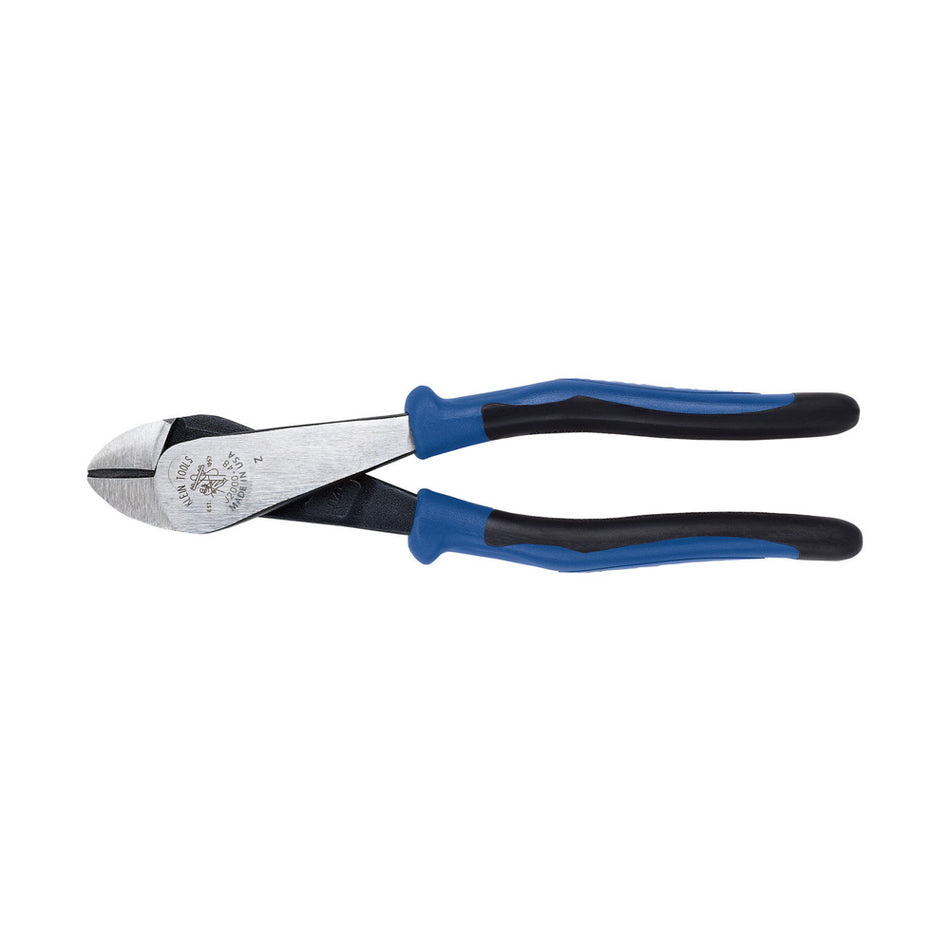 8-Inch Diagonal HD Cutting Pliers Angled Head, High-Leverage Diagonal-Cutting Pliers - Angled Head; Journeyman Pliers, Klein Tools - Maple Electric Supply 