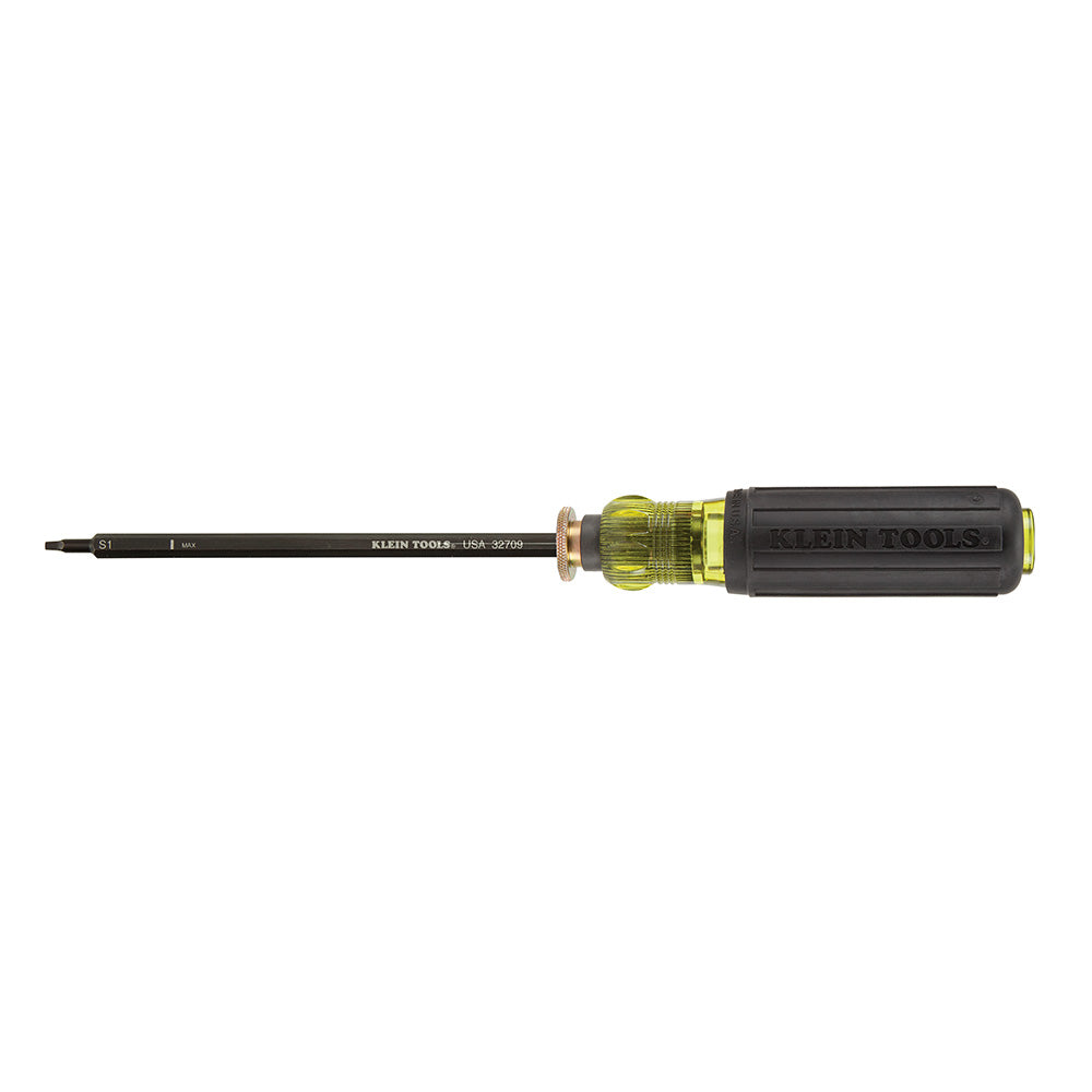 Adjustable Screwdriver,  #1 and #2 Square, Adjustable Length, Klein Tools - Maple Electric Supply 