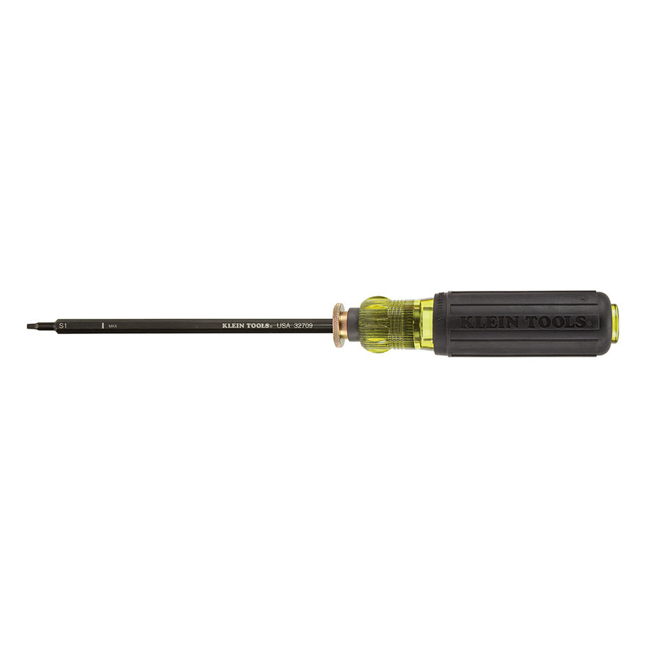 Adjustable Screwdriver,  #1 and #2 Square, Adjustable Length, Klein Tools - Maple Electric Supply 
