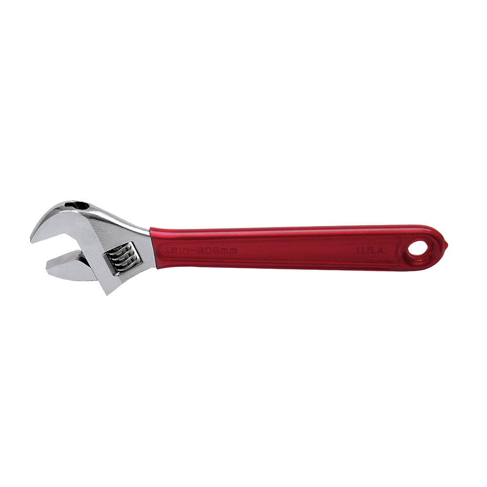 Adjustable Wrench Extra Capacity, 12-Inch, Adjustable Wrenches - High Capacity, Klein Tools - Maple Electric Supply 