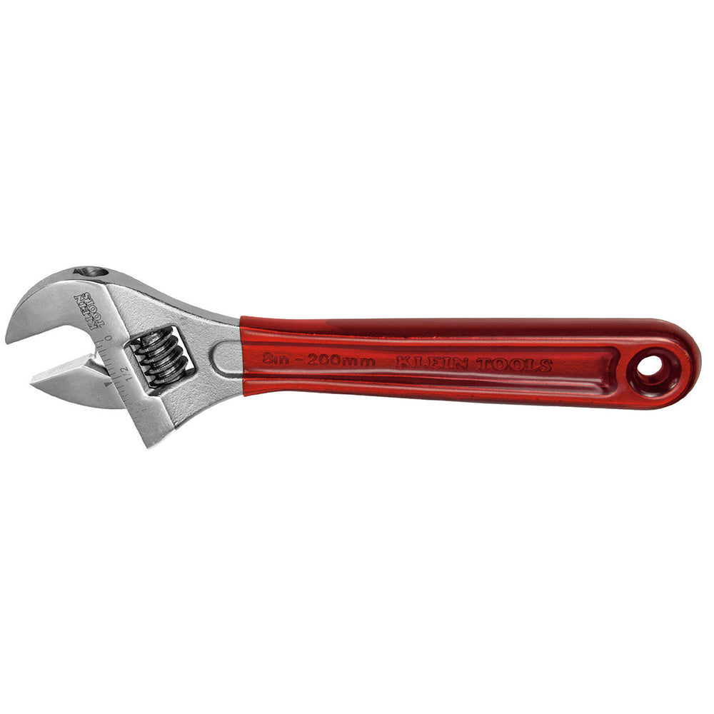 Adjustable Wrench, Extra Capacity 8-Inch, Adjustable Wrenches - High Capacity, Klein Tools - Maple Electric Supply 