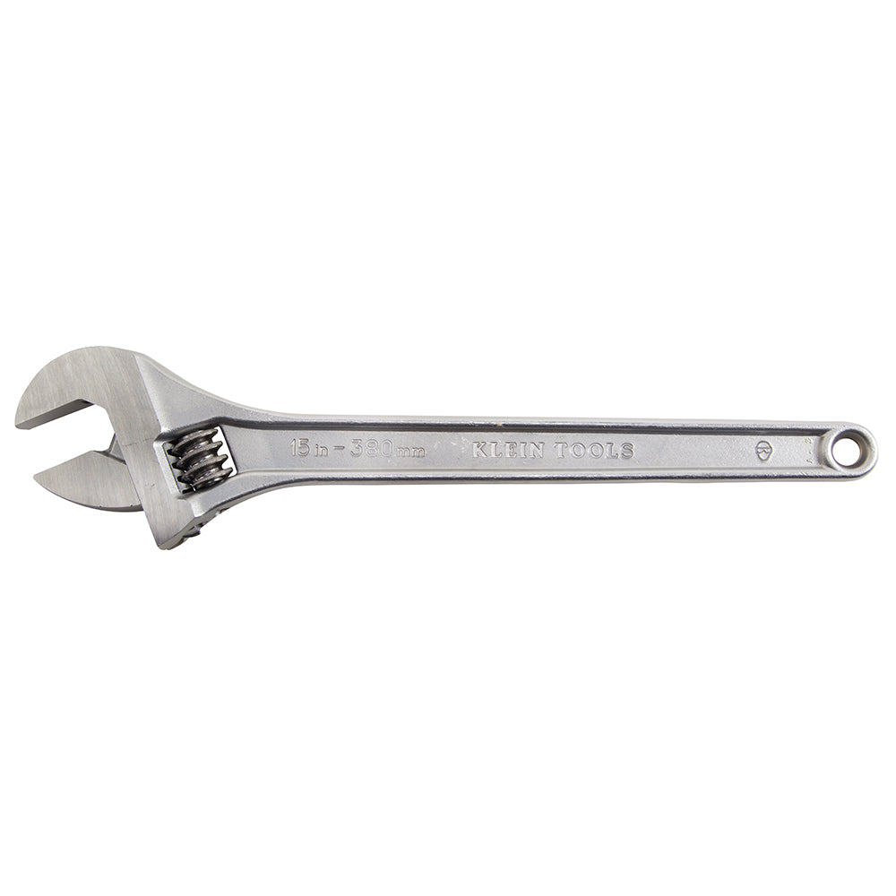 Adjustable Wrench Standard Capacity, 15-Inch, Adjustable Wrenches - Standard Capacity, Klein Tools - Maple Electric Supply 