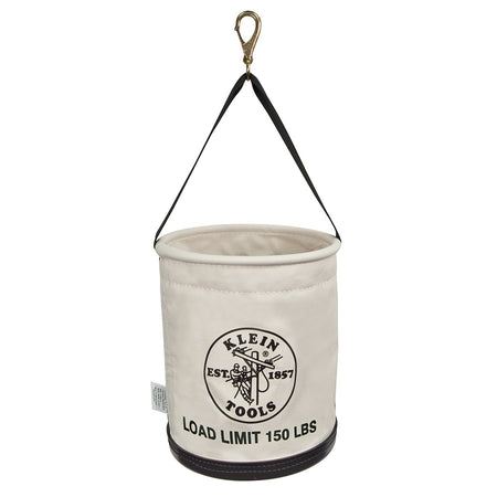 All Purpose Work Canvas Bucket, Straight Wall Buckets, Klein Tools - Maple Electric Supply 