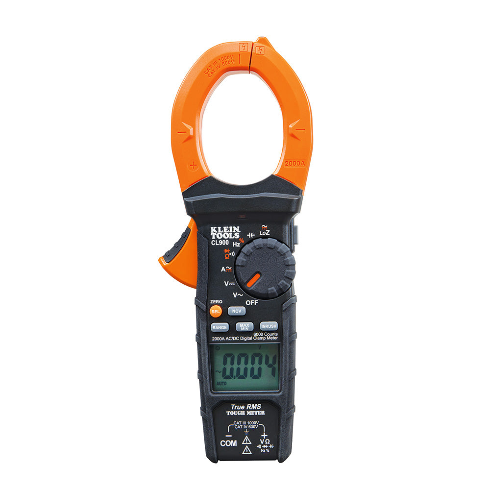 2000A Digital Clamp Meter, Clamp Meters, Klein Tools - Maple Electric Supply 